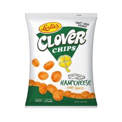Leslies Clover Chips Ham & Cheese Flavour 145G