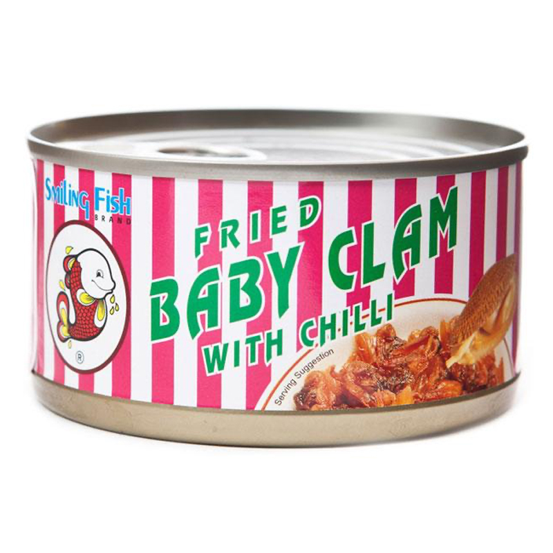 Smiling Fish Fried Baby Clams With Chilli Twin Pack 70G Oceanic