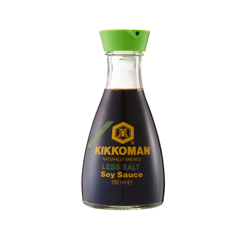 Kikkoman Soy Sauce Less Salt 150ml Oceanic Supermarket
