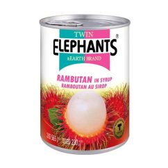 Twin Elephant Rambutan in Syrup