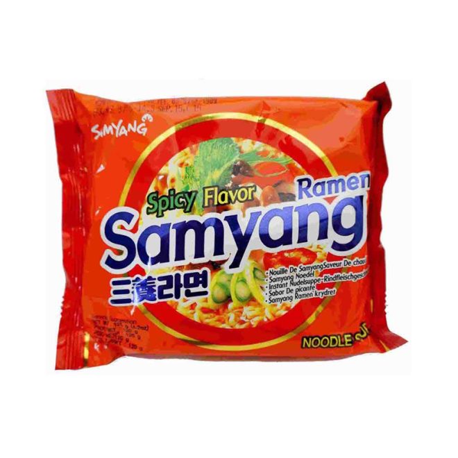Samyang Ramen Spicy 120g Oceanic Supermarket samyang-ramen-spicy-120g-oceanic-supermarket