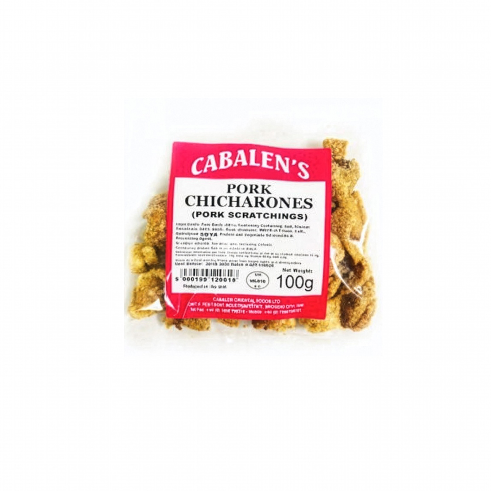 Cabalen Pork Chicharones 100g