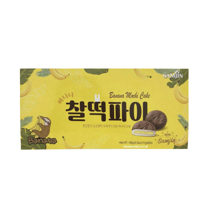 Samjin Banana Choco Pie 186g