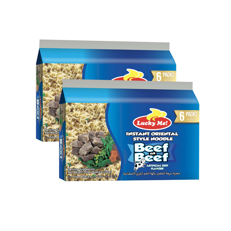 Lucky Me Beef Pack 6x60g